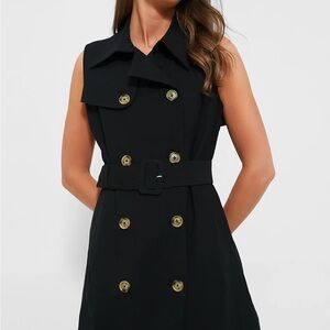 NWT Tuckernuck Mills Elegant Black Sleeveless Dress